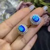 Cluster-Ringe, edler Schmuck, natürlicher Opal-Ring, 925er Sterlingsilber, echter Edelstein für das Geburtstagsgeschenk Ihrer Freundin