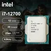 Intel Core i712700 I7 12700 21 GHZ 12CORE 12THREAD 12th DDR4 CPU 프로세서 10NM L325M 66W LGA 1700 게임 프로세스 어드 도서 240126