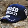 Casquettes de balle Sports de plein air chapeau tactique bombe Squad casquette de Baseball pour hommes Snapback réglable Hip Hop mode tout-match femmes