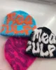 Ball Caps Kpop dzianin kapelusz mężczyźni Kobiety Kobiety Kobiet Królika Futro czapka ciepła estetyczna moda setka wełniana wełna ins netto czerwono -design harajukupanie