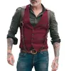 Mens Suit Vest Herringbone V Neck Business Formal Dress Waistcoat for Wedding or Tuxedo 240119