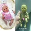 7 Micro Preemie Full Body Silicone Baby Girl Doll Sophia Life Mini Reborn Surprise Children Antistress 240119