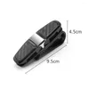 Solglasögon ramar bil Auto Sun Visor Glasögon Box Clip Card Ticket Holder Fastener Case Gereglasses Tillbehör Interiörinredning