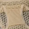 Culotte transparente et Sexy pour femmes, culotte en maille et dentelle, sous-vêtement doux et respirant, Lingerie intime