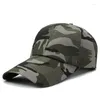 Ball Caps 2024 Camo Baseball Cap Men Summer Mesh Tactical Camouflage Outdoor Climbing Hunting Cap&Hat
