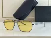 Fashion designer Polygons yellow sunglasses metal frame simple popular style versatile outdoor uv400 protection eyewear zonnebril gafas para el sol de mujer