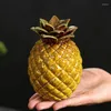 Förvaringsflaskor frukt ananas te burk med högt estetiskt värde tätade hushåll personlig ceremoni dekoration gåva