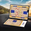 Kit de prancheta de treinamento de basquete com apagamento a seco, caneta marcadora, equipamento tático, placa de treinamento de basquete para acessórios 240127