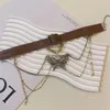Hänghalsband utsökt vintage brun läderfjäril choker flerskiktskedja kedjan Tassel halsband mode kvinnliga smycken födelsedagspresent