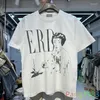 Männer T-shirts Weiß ERD Kleines Mädchen Graffiti Print T-shirt Männer Frauen Top Qualität Oversize Kurzarm T-shirt 2024SS