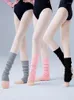 Stage Wear Support Socks Winter Autumn Women Girls Latin Long Footless Dance Ballet Stockings Yoga