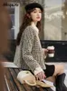 Mishow Wool Blend Tweed Jacket Women 고급 고품질 빈티지 패션 크롭 크롭 재킷 사무실 숙녀 Outwear MXC59W0200 240123