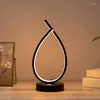 Table Lamps 1Set LED Water Drop Decorative Lamp Atmosphere Night Light Fit For Restaurant Cafe US Plug