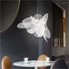 シャンデリアla belle etoile nordic fancyイタリアのデザイナーホワイトミニマリストランプバーカフェホームインテリア照明
