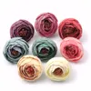 Fleurs décoratives 30 pièces 3-4 cm Mini bourgeon de rose artificielle Scrapbooking têtes de fleurs en soie pour la décoration de mariage bricolage couronne cadeau artisanat faux