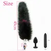 Volwassen Spelletjes Bdsm Sex Bondage Set Metalen Anale Plug Vos Staart Vibrator Exotische Accessoires Sexshop Erotische Speeltjes voor Koppels Vrouwen 240129