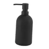 Badtillbehör Set Black Soap Dispenser tom för schampon Dish Home El 16ounce