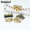 4st Deepeel Metal Bag Lock Buckles Colored Twist Twist Locks påsar Clre Purse Decor Clasp Diy Sewing Hardware Accessory 240126