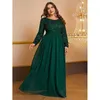 Plus Size rund hals paljett multicolor glänsande höst långärmad klänning 5xl 6xl stor storlek glänsande lång elegant chiffongklänning 240130