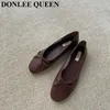 Fashion Leopard Flats Shoe Flat Ballerina Casual Slip On Soft Moccasin Round Toe Shallow Female Boat Dress Muje 240202