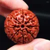 Jingang Bodhi – Bracelet en graines originales pour hommes et femmes, brin de peau rouge, 6 7 8, huit pièces