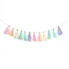 Party Supplies Meidding Colorful Laser Tassels Foil Paper Diy Garland Wedding Baby Shower Birthday Banner Decoration