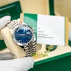 Relógio de luxo mundial da marca Melhor versão GM Relógio Day-Date 40mm Azul Roman Dial Ouro Branco 228239 Novo relógio automático ETA Cal.3255 com 2 anos de garantia RELÓGIOS MENS