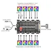 Cabos de computador 5V 3 pinos ARGB Cabo ASUS AURA SYNC RGB 10 Hub Divisor SATA Adaptador de extensão de energia LED Strip Light PC Fan Cooler