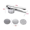 Schiacciapatate Ricers Cucina Utensili da cucina Pressa in acciaio inossidabile Fango Purea di verdure Frutta Pressa Maker Spremiaglio 240131