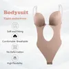 Mulheres Shapers Venda Mulheres Strapless Backless Bodysuit Shapewear Profundo V-Pescoço Corpo Shaper U Mergulho Thong Bustier Corset para Casamento Sexo