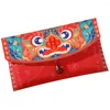 Present Wrap Chinese Year Red Envelope Spring Festival Packet Packets Purse Style Enkuptes Cloth Luck Pengarpåse