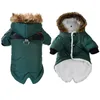 Dog Apparel Coat Fur Yorkies Pet Medium Warm Winter Pets Small Clothing For Clothes Hoodie S Thicken Chihuahua Puppy Jacket