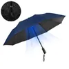 Parapluies pliant ventilateur parapluie USB charge noir adhésif protection solaire manuel clair ensoleillé et pluvieux résistant aux UV