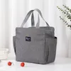 Geschirr Tragbare Mittagessen Taschen Für Frauen Handtaschen Eis Kühler Picknick Isolierte Thermische Box Beutel Kinder Schule Lagerung Tasche