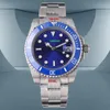 Mens designer automatisk klocka för män man keramisk bezel 2813 svart rostfritt stål armbandsur rörelse klockor lysande safir vattentät sport klocka med låda