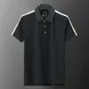 Fashion Boss Polo Mens Polo Shirt Short Sleeved Designer Mens Boss Shirt Luxury Lapel Boss Letter Högkvalitativ topp Casual Business Slim Fiting T-shirt M-3XL