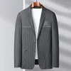 Abiti da uomo 2024 Giacca da abito di tendenza alla moda di alta qualità Casual Primavera Autunno Smart Blazer in poliestere