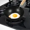 Wok à fond plat, ustensiles de cuisine, accessoires de cuisine traditionnelle, poêle à frire japonaise de tous les jours, Mini marmite de travail antiadhésive