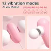 Vibrant Vagin Egg Télécommande Vibrateur Et Clitoris Sucker Stimulateur Langue Est Pour Femme Vaginale Sex Toys C64W 240202