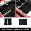 Interior Accessories For Chery EXEED RX 2024 Central Control Cup Leather Protective Pad Storage Tank