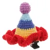 Bandanas chapeau coloré épingle à cheveux belles pinces laine tricot Barrettes Crochet pince pour femmes Clips fille accessoires doux
