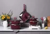Сковороды, базовый набор кухонной посуды с антипригарным покрытием, кастрюли и посуда из 12 предметов