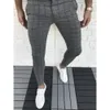 Męskie pantalony spodni Slim Fit Fit proste nogi spodnie mody swobodne dresowe palety uliczne ołówek męski do biznesu 240129