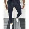Męskie pantalony spodni Slim Fit Fit proste nogi spodnie mody swobodne dresowe palety uliczne ołówek męski do biznesu 240129