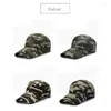 Ball Caps 2024 Camo Baseball Cap Men Summer Mesh Tactical Camouflage Outdoor Climbing Hunting Cap&Hat