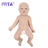 IVITA WG1526 1692 인치 269kg 전신 실리콘 Reborn Baby Doll 현실적인 소녀 인형되지 않은 DIY 블랭크 어린이 장난감 240131