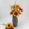 Simulation de fleurs décoratives de tournesol, Arrangement floral, ornements floraux, décoration de maison, faux artistique unique