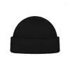 Berretti 2024 Colore puro Nero Bianco Inverno caldo maschera da sci Passamontagna Berretti senza tesa Gorros Para Hombres Uomo Donna Skullies Caps