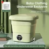 Folding tvättmaskinstrumpa fatcentrifugkläder mini underkläder bärbar för uttorkning 240131