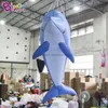 wholesale Les ballons gonflables de dauphin affamés de publicité d'événement extérieur explosent des modèles d'animaux de bande dessinée pour la décoration de thème d'océan avec l'air